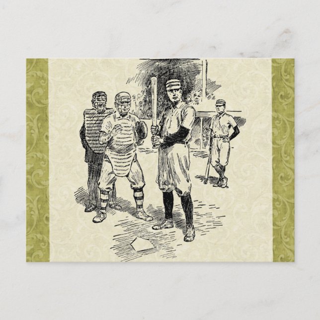 Postal Béisbol: Jugadores (Anverso)