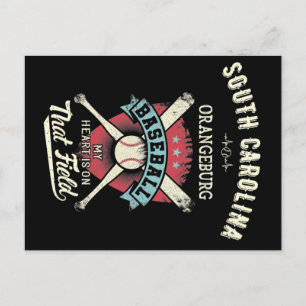 Postal Béisbol Orangeburg de Carolina del Sur