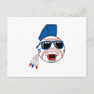 Postal Béisbol Punk Divertido