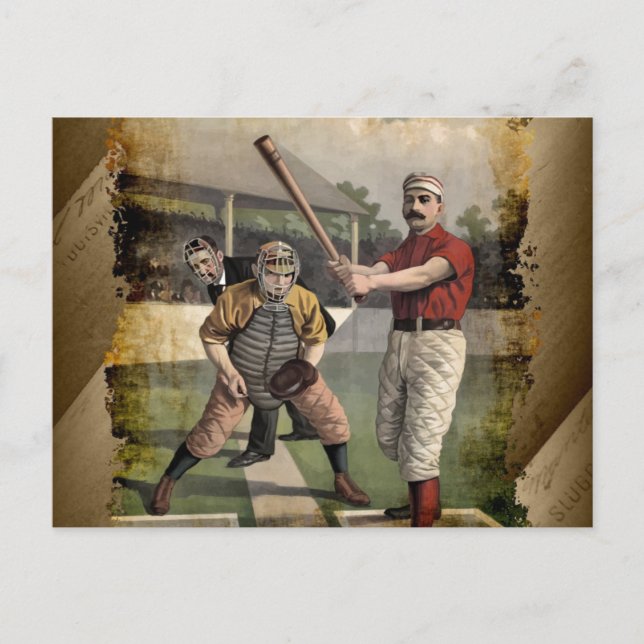 Postal Béisbol:Vintage (Anverso)