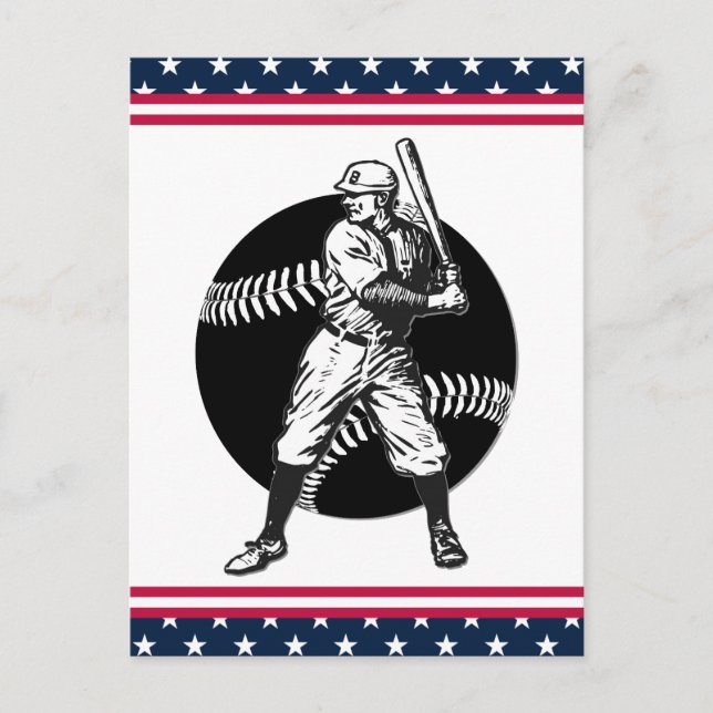 Postal Béisbol:Vintage (Anverso)