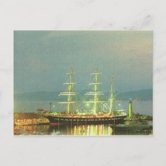 Postal Belem en St Raphael, barco de vela francés,