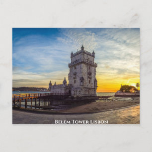 Postal Belem Tower Lisboa
