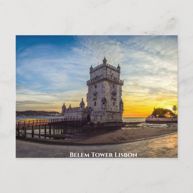 Postal Belem Tower Lisboa (Anverso)