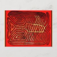 Beletón de langosta de la tribu Cuna