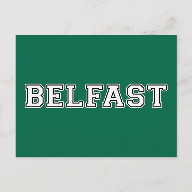 Postal Belfast (Anverso)
