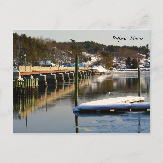 Postal Belfast Footbridge - Invierno 2015 (Anverso)