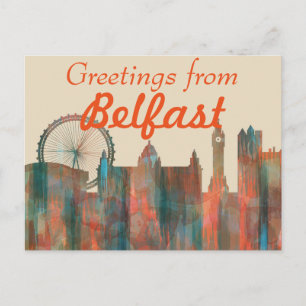POSTAL BELFAST, LÍNEA DE ESQUÍ DE IRLANDA DEL NORTE