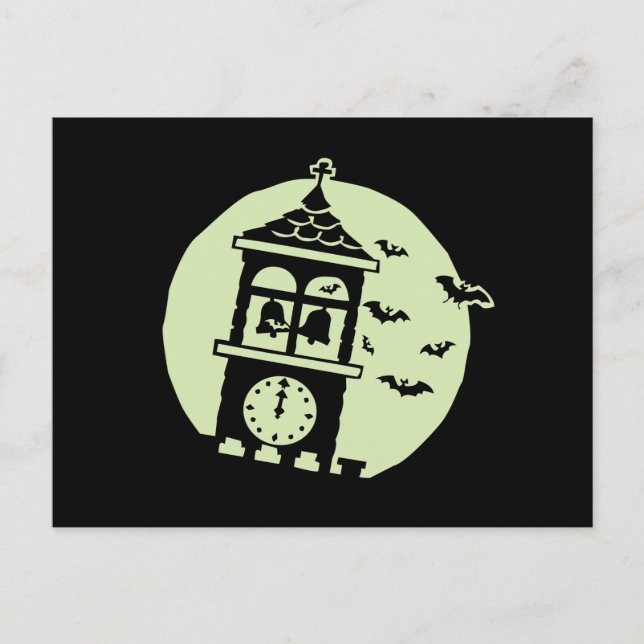 Postal Belfry Bats Moon (Anverso)