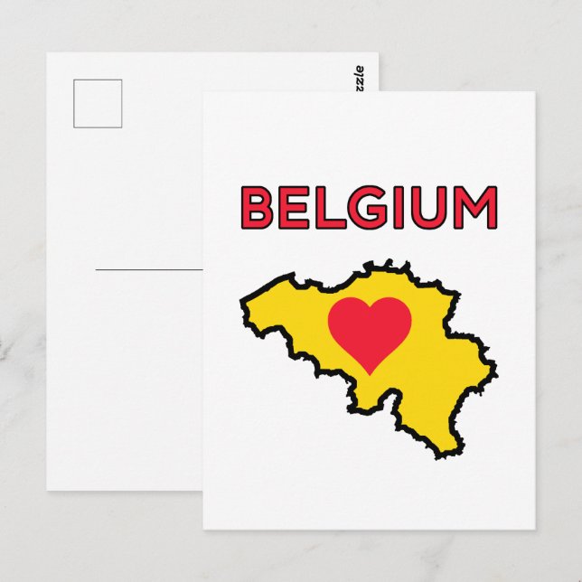 Postal Bélgica (Anverso / Reverso)