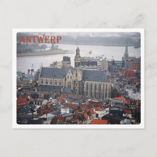 Postal Bélgica - Amberes -