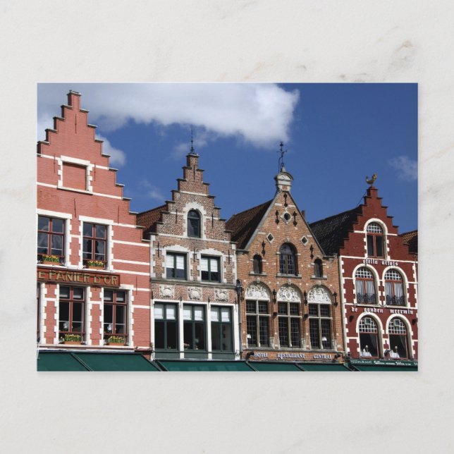 Postal Bélgica, Brujas (alias Brug o Bruge). UNESCO 2 (Anverso)