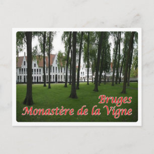 Postal Bélgica - Brujas - Monastère De La Vigne
