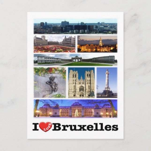 Postal Bélgica - Bruselas - Amo - (Anverso)