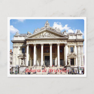 Postal Bélgica - Bruselas - Bolsa