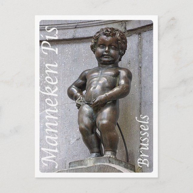 Postal Bélgica - Bruselas - Bruselas - Bruselas - Manneke (Anverso)