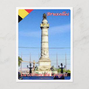 Postal Bélgica - Bruselas - La columne du Congrès