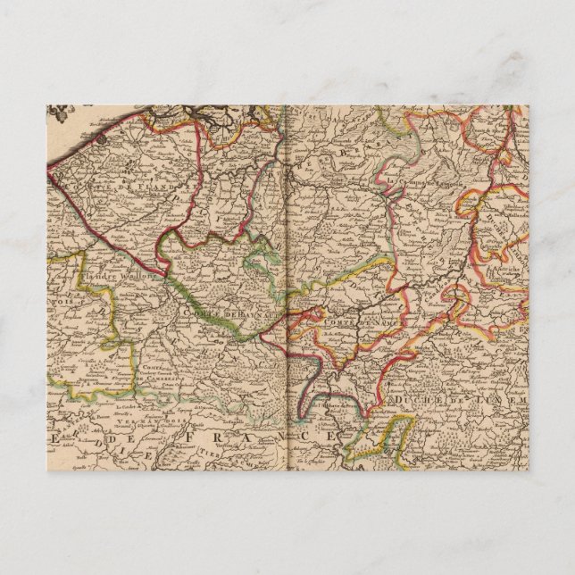 Postal Bélgica y Luxemburgo (Anverso)