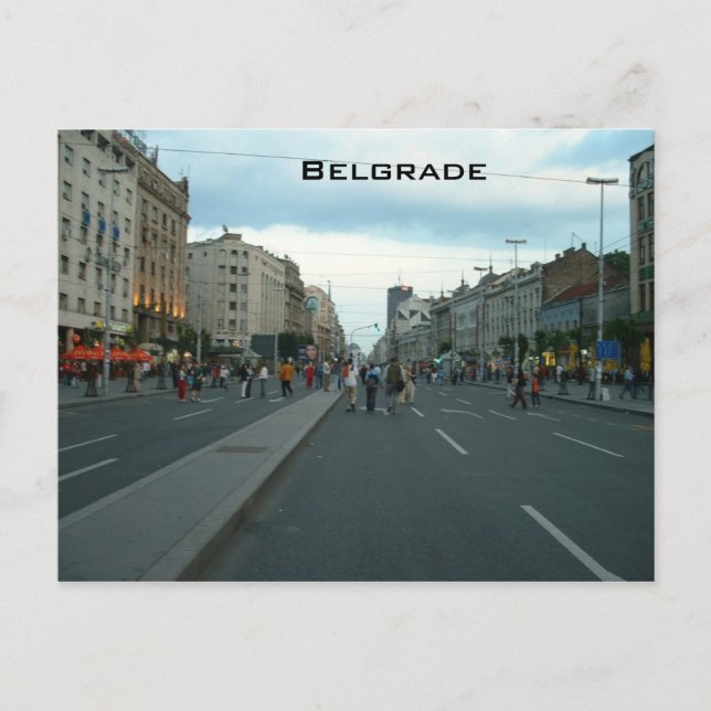 Postal Belgrado (Anverso)