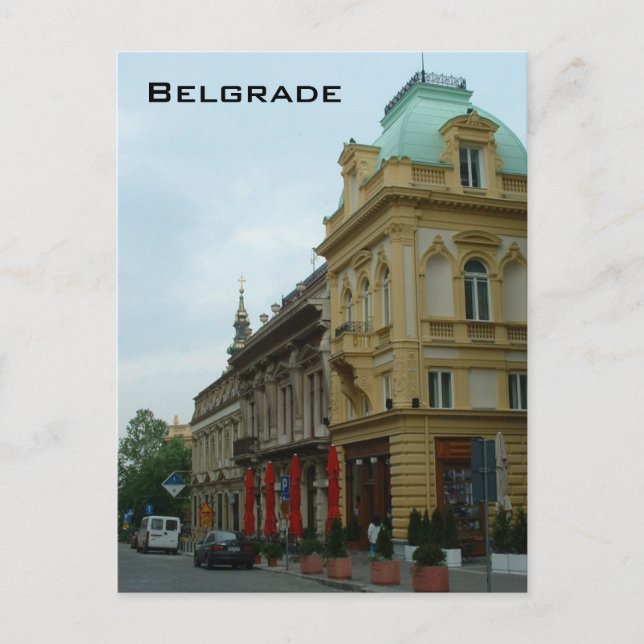 Postal Belgrado (Anverso)