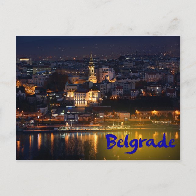 Postal Belgrado (Anverso)