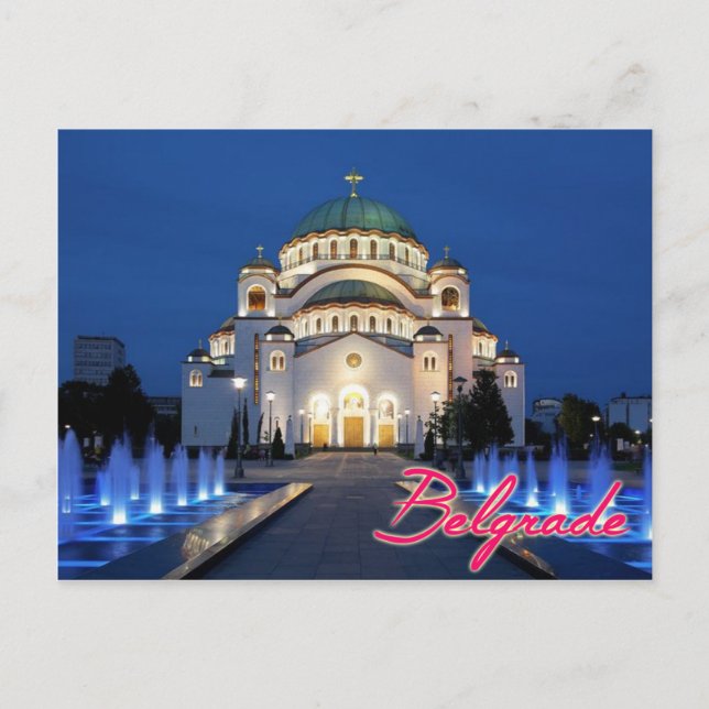 Postal Belgrado (Anverso)