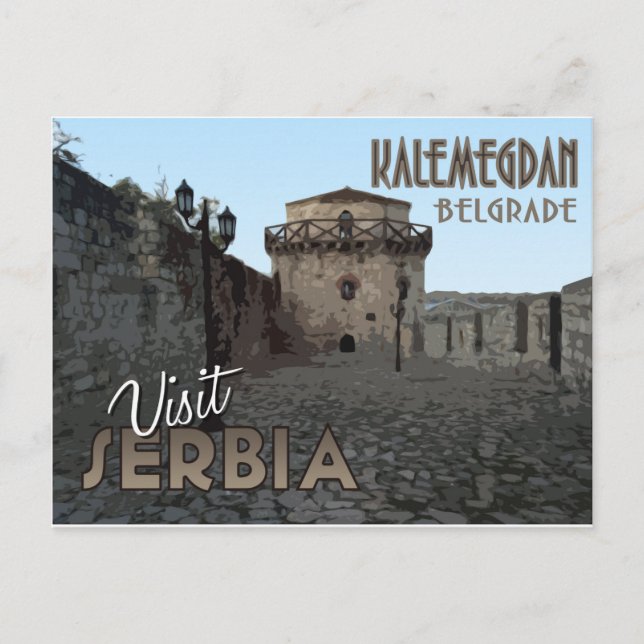 Postal Belgrado, Kalemegdan, Serbia - Visita Serbia... (Anverso)