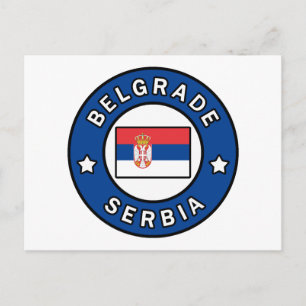 Postal Belgrado Serbia