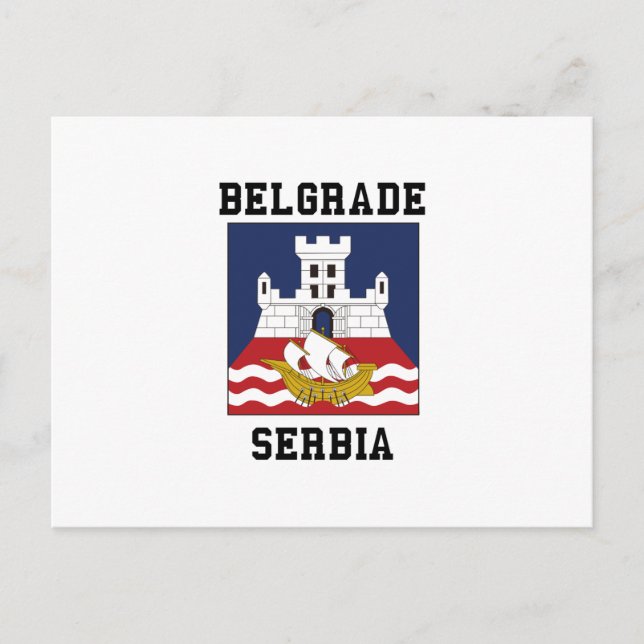 Postal Belgrado Serbia (Anverso)