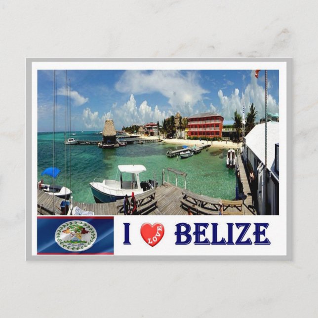 Postal Belice - Amo - (Anverso)