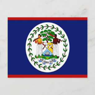Postal Belice - Bandera -
