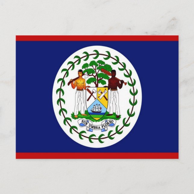 Postal Belice - Bandera - (Anverso)
