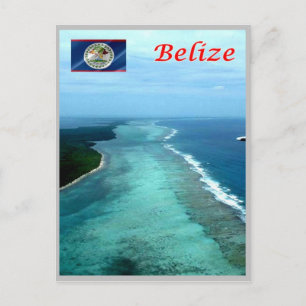 Postal Belice - Barrera de arrecifes -