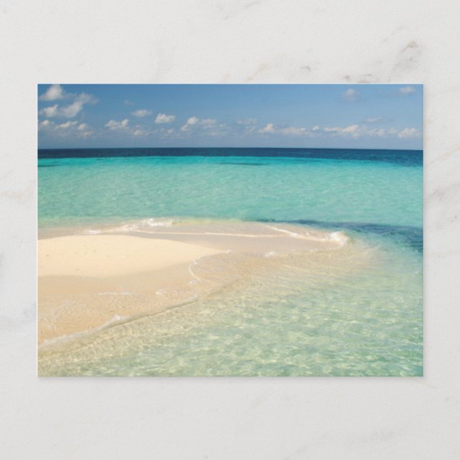 Postal Belice, Mar Caribe. Cayo Goff, una pequeña isla (Anverso)