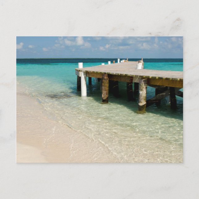 Postal Belice, Mar Caribe, Cayo Goff. Una pequeña isla (Anverso)