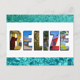 Postal Belice Tropical Beach Blue Ocean Travel Fotos