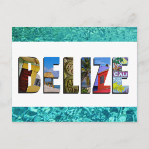Postal Belice Tropical Beach Blue Ocean Travel Fotos