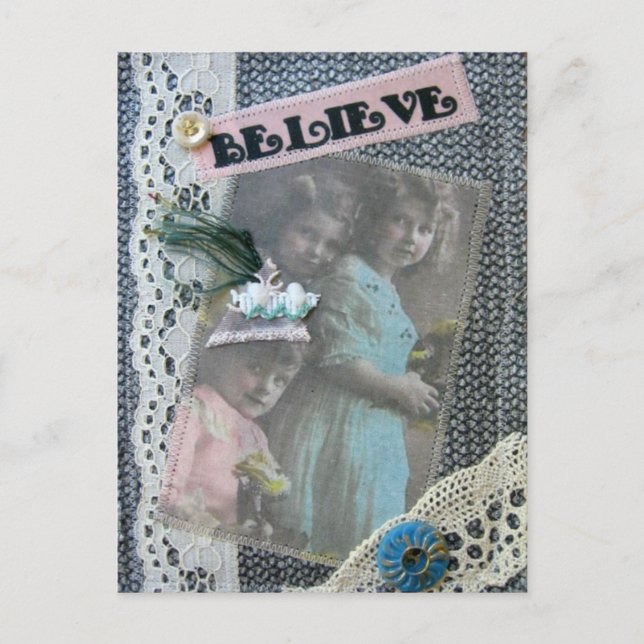 Postal "Believe" (Anverso)