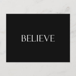 Postal Believe cita cita cita fe Inspiradora