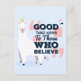 Postal Believe Llama