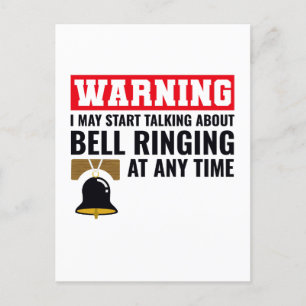 Postal Bell Ringer Ringing Colector Campanólogo Funny