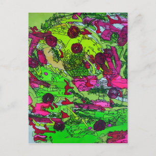 Postal Bella Artes abstracto de Myself Marie Gage