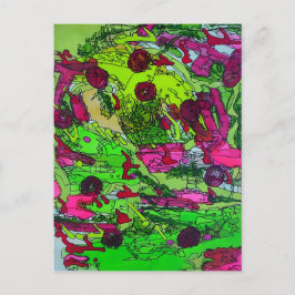 Postal Bella Artes abstracto de Myself Marie Gage