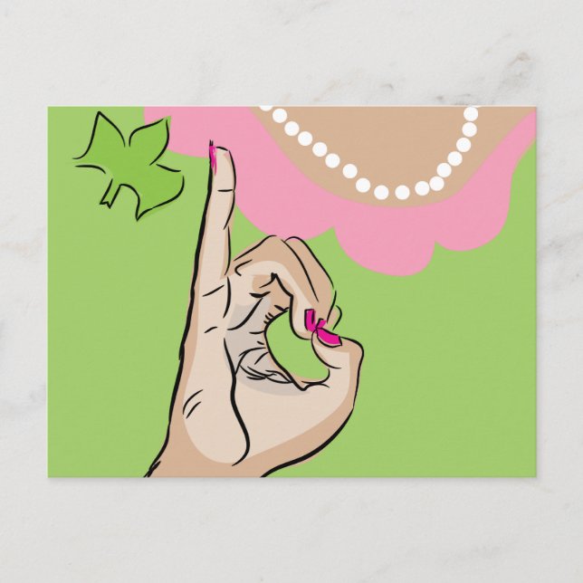 Postal Bella Artes de Chicas reales (Anverso)