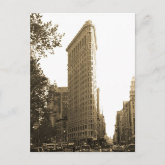 Postal Bella Artes de foto de edificio de hierro plano de