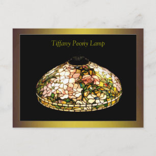 Postal Bella Artes de lámpara Tiffany Excelente