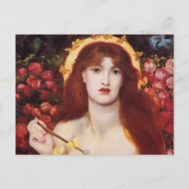 Postal Bella Artes de Rossetti Venus Verticordia