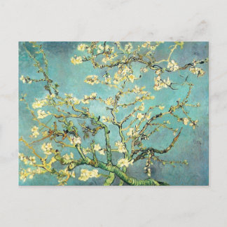 Postal Bella Artes de Van Gogh, un árbol de almendras bri