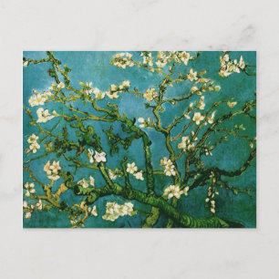 Postal Bella Artes de Van Gogh, un árbol de almendras bri