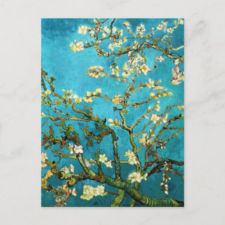 Postal Bella Artes de Van Gogh, un árbol de almendras bri